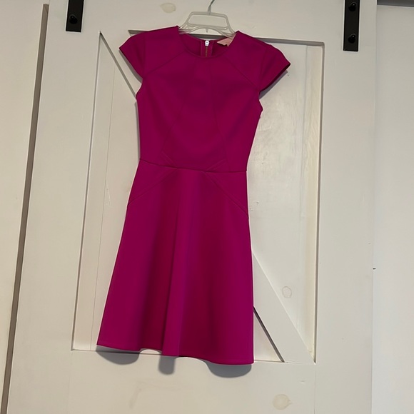 Ted Baker cap sleeve dress - Picture 1 of 4